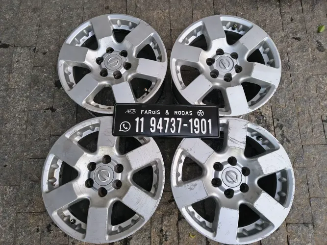 Jogo de rodas aro 16 6x114 Original Nissan Frontier 
