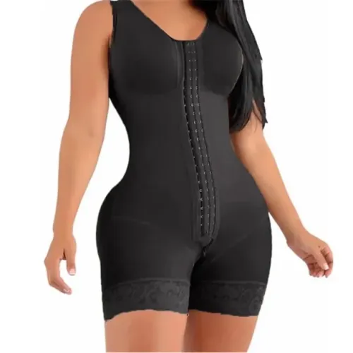 Body modelador cinta alta compressão