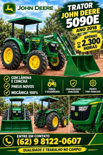 Trator Jhon deere 5090e