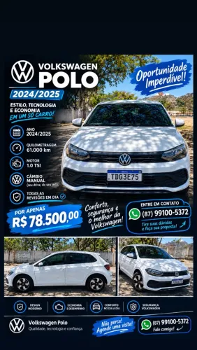 Volkswagen Polo Track 1.0 Flex 12V 5P 2025