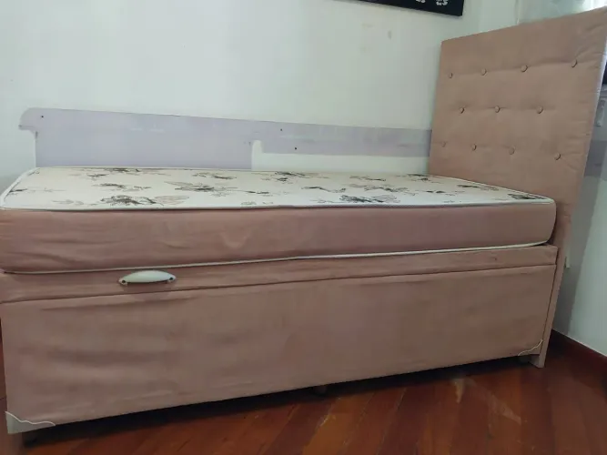 Mini Cama com box baú e colchão