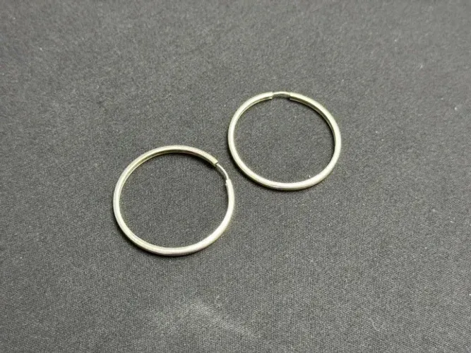 Brinco Argola em Prata 925