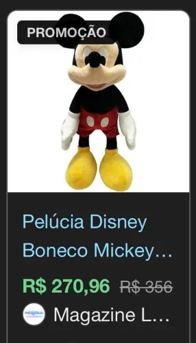 Mickey & Pateta Pelúcia- Disney! 