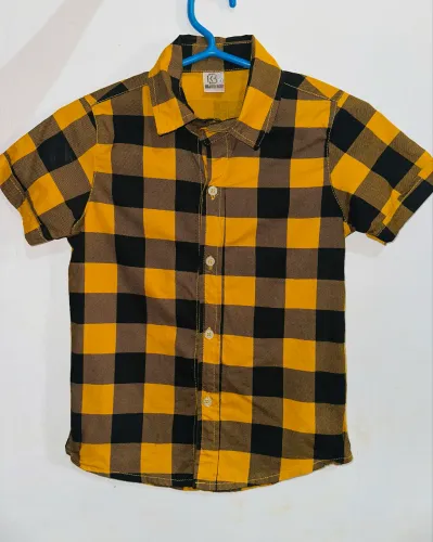 Camisa xadrez infantil 