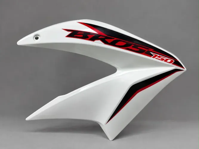Aba do Tanque Lado Direito NXR Bros 150 2013/2014 Branco Original Honda