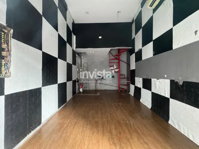 Loja / Ponto Comercial para Alugar no Gonzaga em Santos
