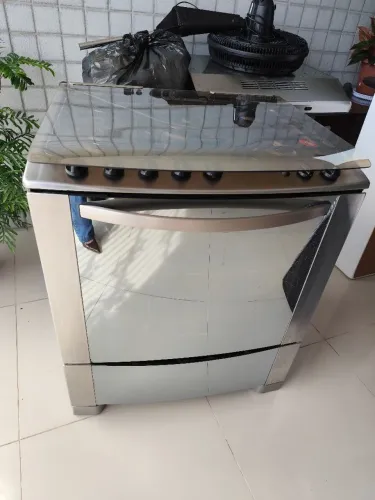 Fogão Electrolux 5 Bocas + Depurador Inox