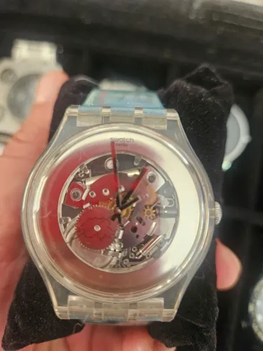 Relogio Swatch skeleton raro