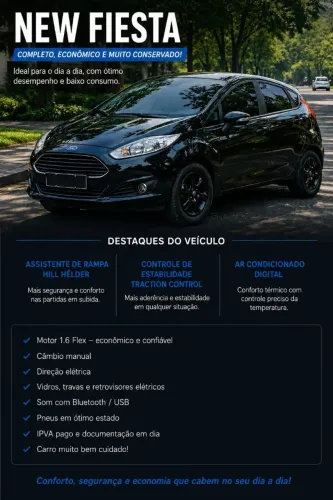 Ford Fiesta 1.6 16V Flex Mec. 5P 2015