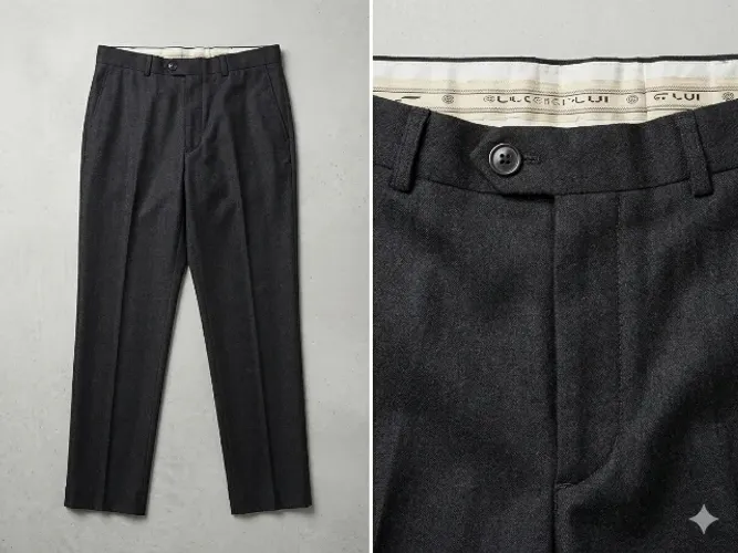 Calça Social Elle et Lui Preta Nunca Usada