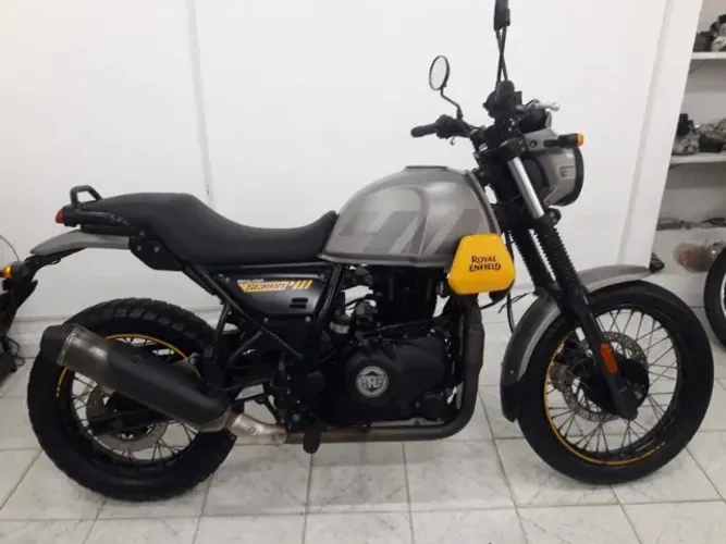 Royal Enfield Scram 411 Cinza 2023 