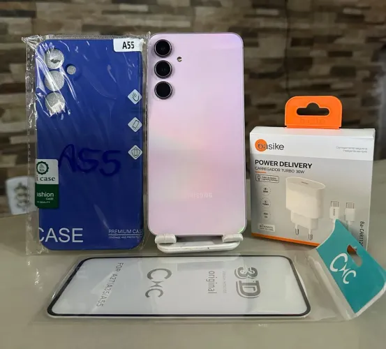 A55 256GB, aceito cartão e facilito a entrega