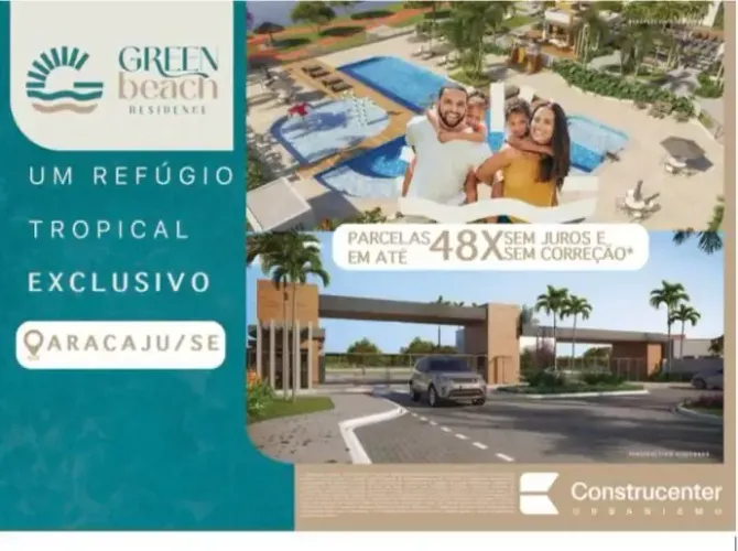 Lote à venda no GREEN BEACH RESIDENCE, ARUANA, Aracaju, SE