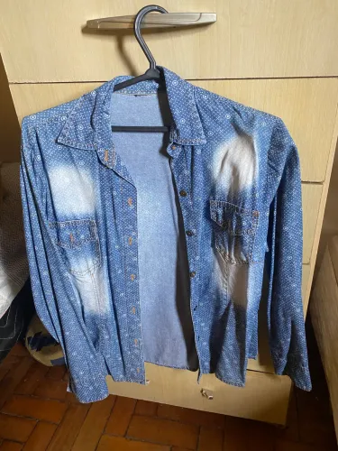 Camisa jeans feminina