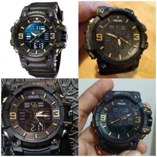 Relógio SMAEL ESPORTIVO MULTIFUNCIONAL à prova de agua ,analógico e digital 