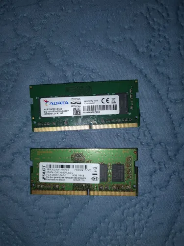 Memória RAM DDR4 8 GB 3200MHz 2666MHz