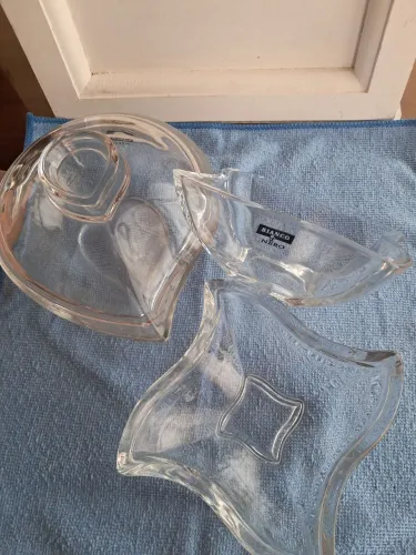 Peças decorativas em vidro
