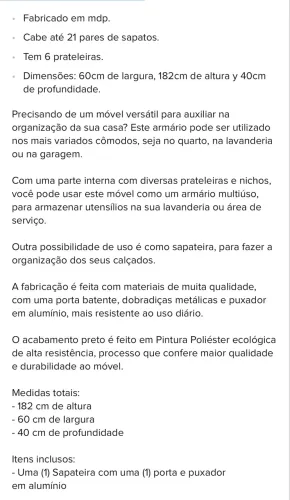 Armário multiuso madessa