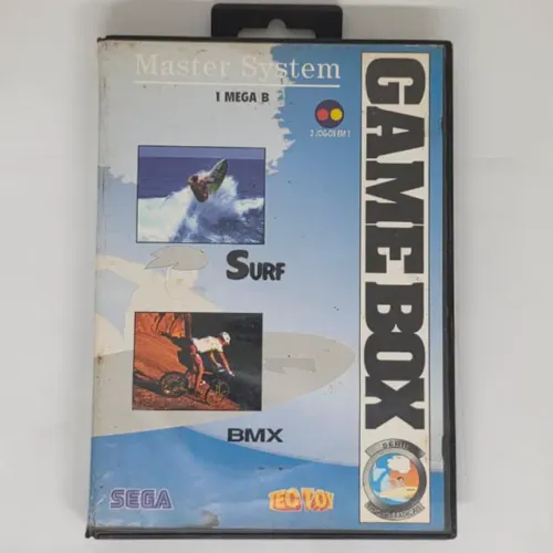 Jogo Gamebox Surf & BMX para Master System (Fotos Reais)