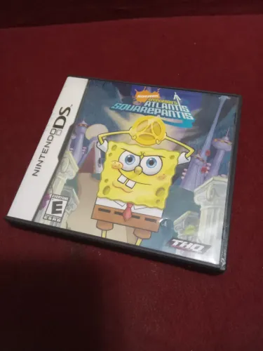 Jogo Nintendo DS Bob Esponja Nickelodeon Atlantis Squarepantis original completo
