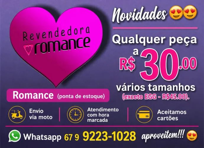 Sutiãs Romance em PROMOÇÃO 