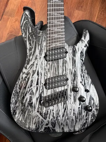 Guitarra Schecter C-7 Silver Mountain Multiscale