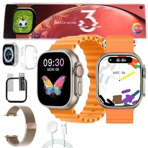 Smartwatch Microwear Watch 3 Ultra Pro 49mm Original Lacrado + Entrega Grátis