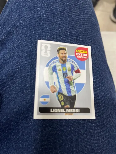 Figurinha copa - Messi - legend
