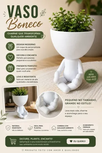 Vaso de Planta tipo Suculentas