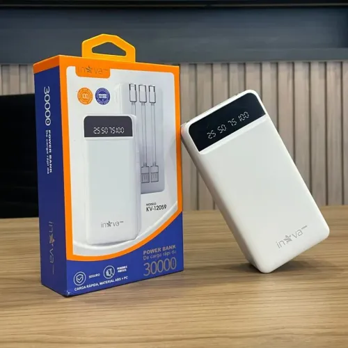 Carregador portátil Powerbank 30.000 mah