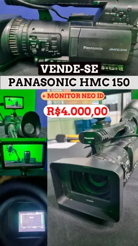 FILMADORA PANASONIC HMC 150 + MONITOR NEO ID