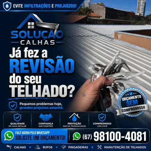 Já fez a revisão do seu telhado 