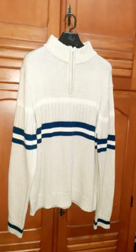 Sueter com gola alta e zipper (Giorgio Collections)