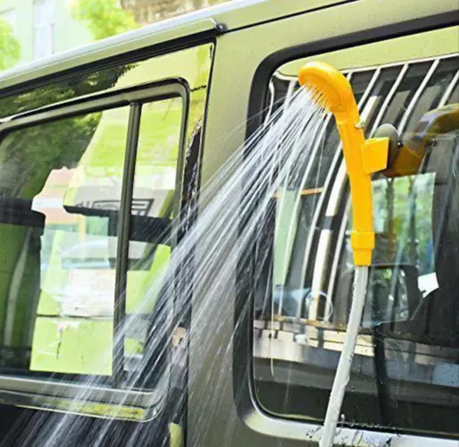 Chuveiro Camping Ducha Portatil Elétrica 12v Acampamento Top