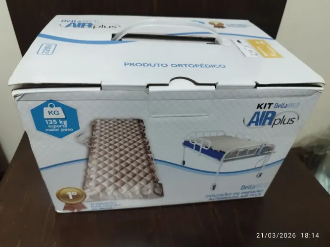 Colchão pressão alternada(pneumático) Air plus dellamed previne escarras