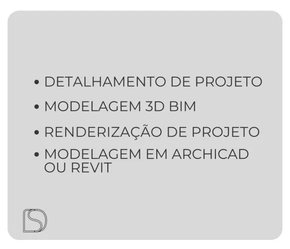 Modelagem de projeto 3D e detalhamento 