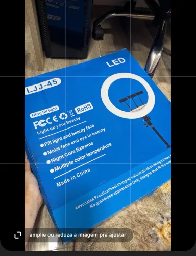 Ring Light LED 18? Profissional com Suporte para Celular - Novo na Caixa