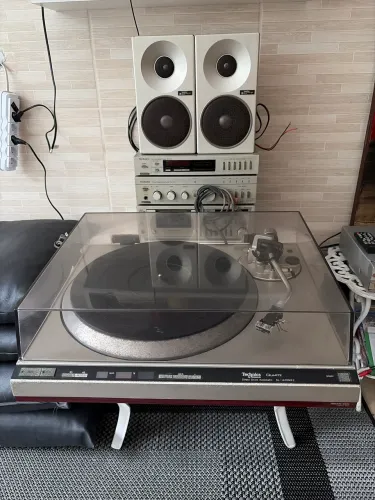 Toca-Discos Technics SL-1400MK2 Direct Drive Automático - Vintage