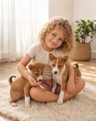 Lindos filhotes de Basenjis, com pedigree. Alta linhagem.