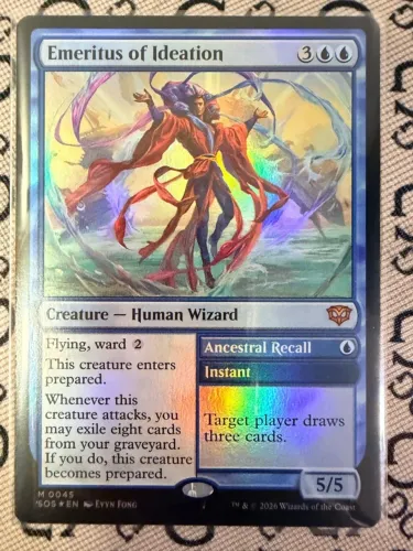 Ancestral Recall / Emeritus of Ideation Foil EN Strixhaven MTG Mint