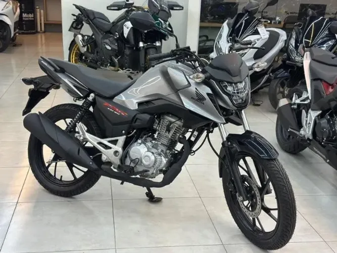 Honda Cg FAN 160 2026 0Km Prata - Mepal Motos
