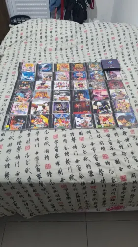 Pacote de jogos Neo Geo CD, são 36 jogos sendo 3 novos. 