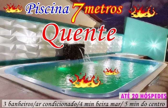 Casa locação diária Matinhos piscina quente térmica, jacuzzi, localização privilegiada