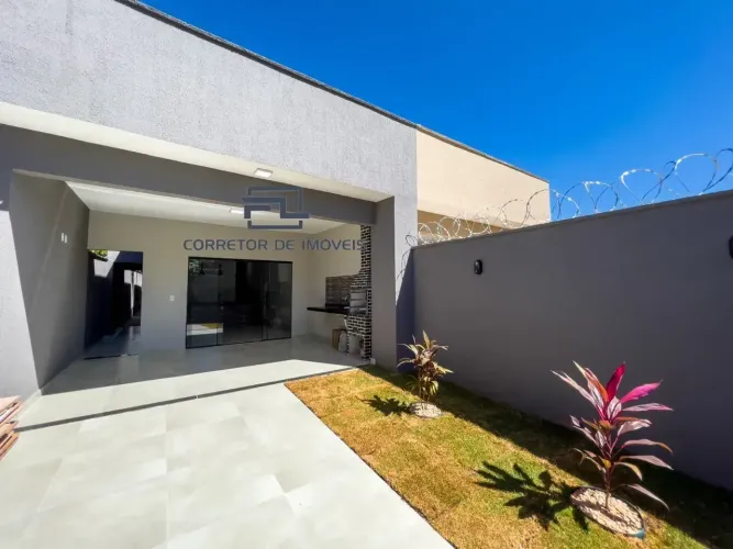 Casa 3 quartos sendo um suíte Localizada no Jd Imperial II em Trindade Go.