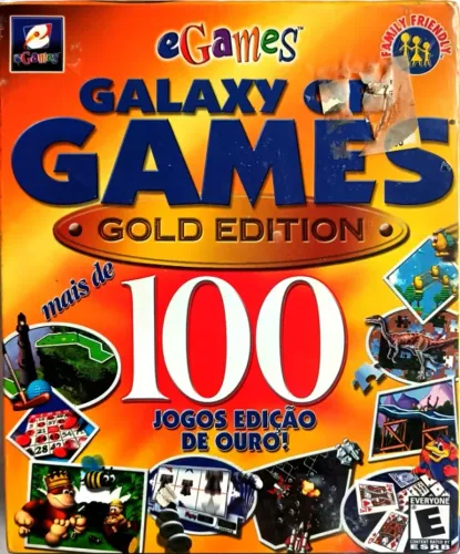 cd de jogo galaxy of games gold edition centenas de jogos lacrado 96cx