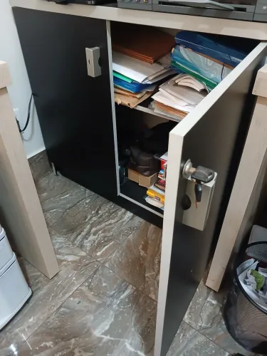 Armário escritório baixo 2 portas