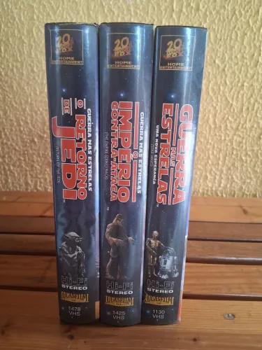 Vende se Trilogia Star Wars em VHS