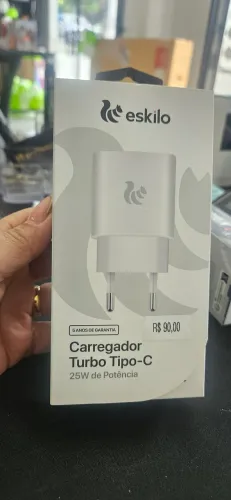 Carregador Turbo Tipo C, 25w de potência 