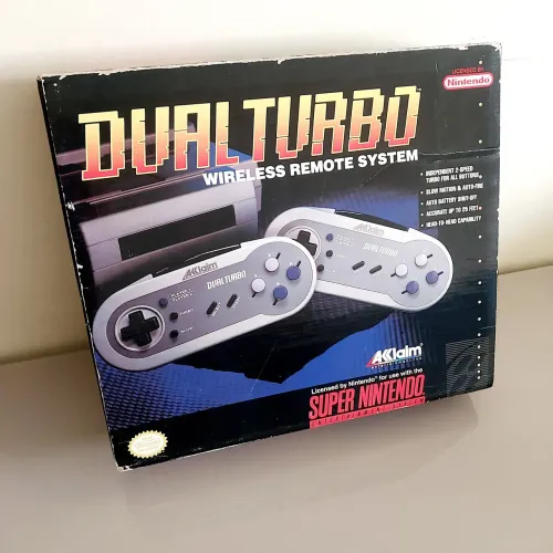 Dual Turbo Wireless Controle Super Nintendo