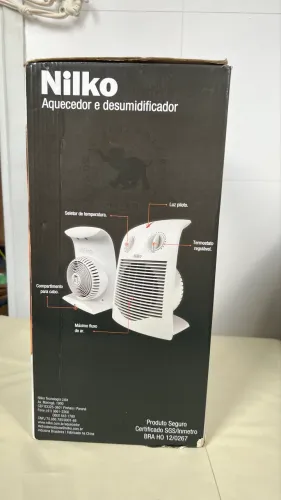 Aquecedor e desumidificador R$ 170,00